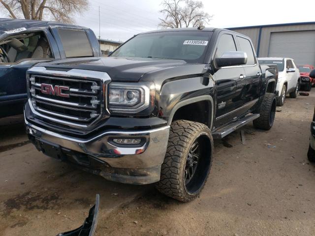 3GTU2NEC6JG631263 - 2018 GMC SIERRA K1500 SLT BLACK photo 1