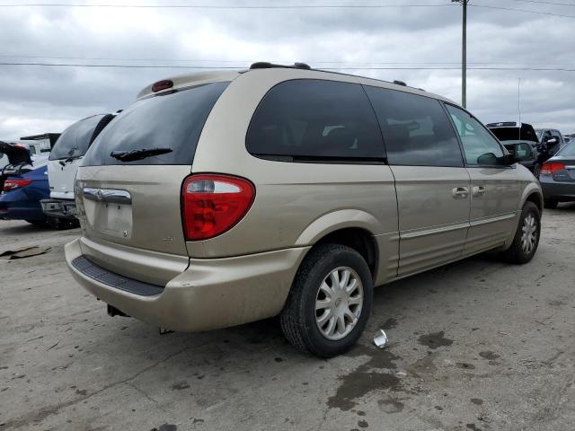 2C4GP54L73R160589 - 2003 CHRYSLER TOWN & COU LXI TAN photo 3