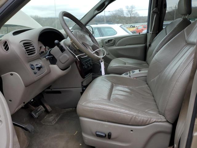 2C4GP54L73R160589 - 2003 CHRYSLER TOWN & COU LXI TAN photo 7