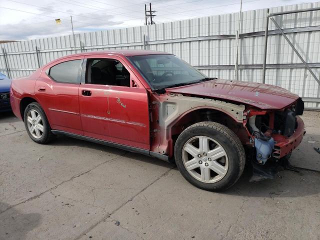 2B3KK43GX7H766912 - 2007 DODGE CHARGER SE RED photo 4