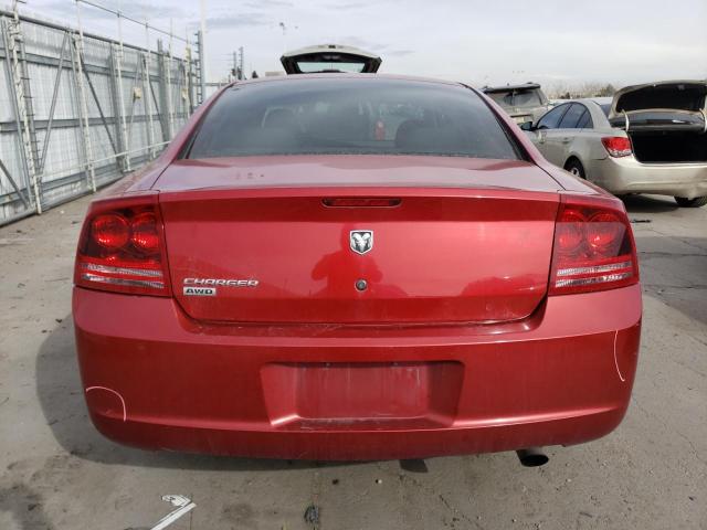 2B3KK43GX7H766912 - 2007 DODGE CHARGER SE RED photo 6