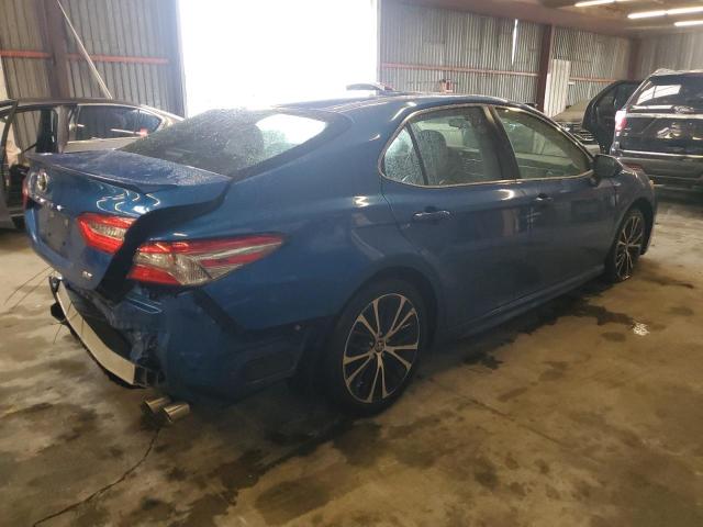 4T1B11HK1JU007191 - 2018 TOYOTA CAMRY L BLUE photo 3