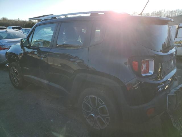 ZACCJBDT8GPE14786 - 2016 JEEP RENEGADE LIMITED BLACK photo 2