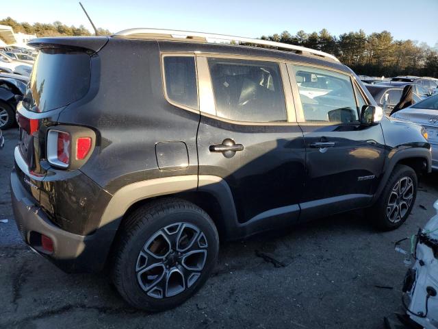 ZACCJBDT8GPE14786 - 2016 JEEP RENEGADE LIMITED BLACK photo 3