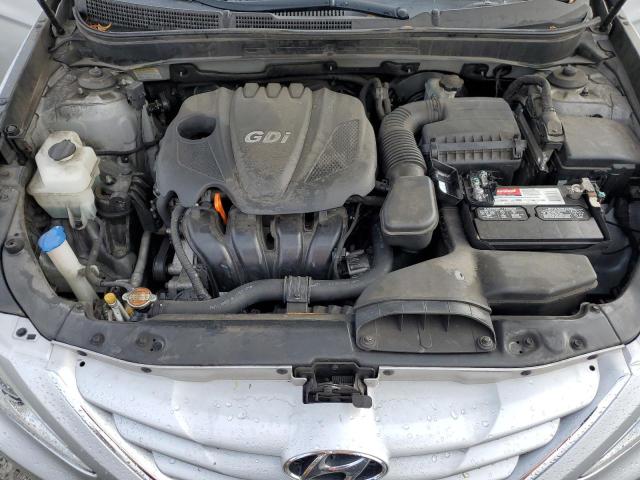 5NPEB4AC4CH414454 - 2012 HYUNDAI SONATA GLS SILVER photo 11