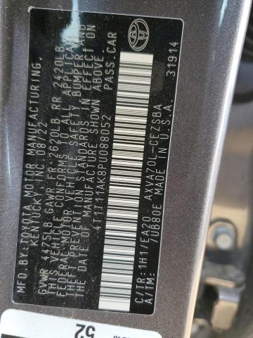 4T1T11AK8PU088052 - 2023 TOYOTA CAMRY SE NIGHT SHADE GRAY photo 12