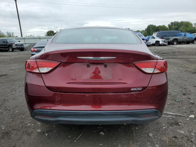 1C3CCCFB3GN186150 - 2016 CHRYSLER 200 LX BURGUNDY photo 6