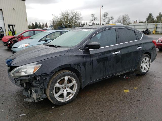 3N1AB7AP7HY369574 - 2017 NISSAN SENTRA S BLACK photo 1