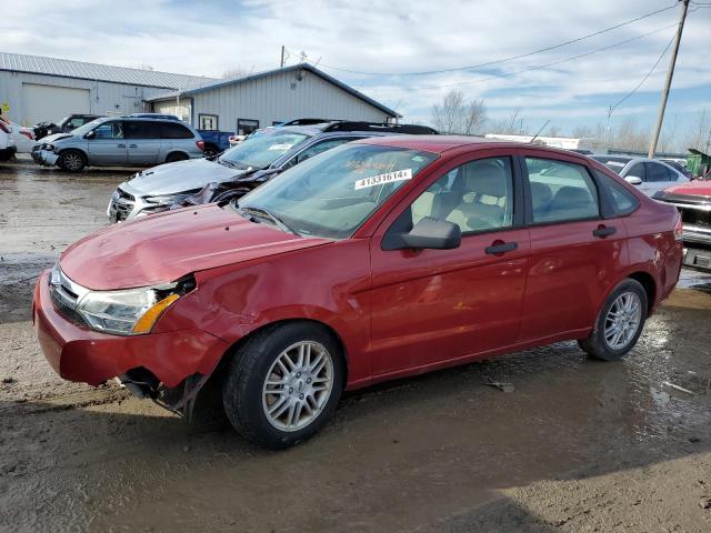 1FAHP35N99W105687 - 2009 FORD FOCUS SE BURGUNDY photo 1