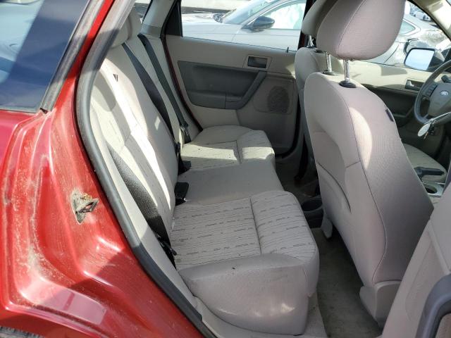 1FAHP35N99W105687 - 2009 FORD FOCUS SE BURGUNDY photo 10