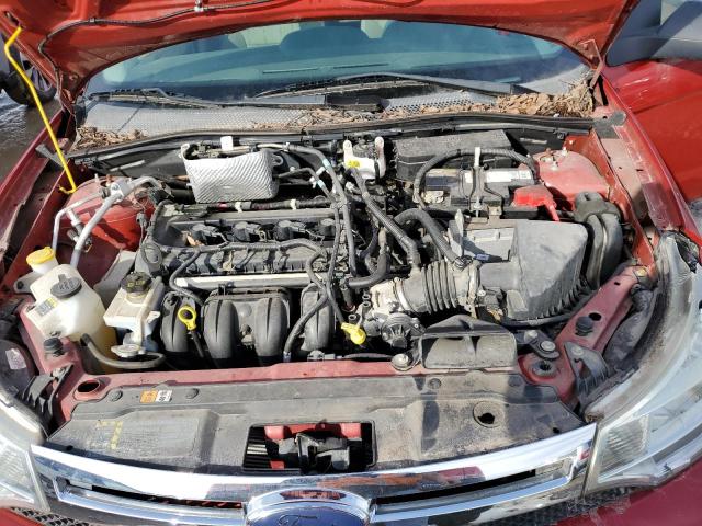 1FAHP35N99W105687 - 2009 FORD FOCUS SE BURGUNDY photo 11