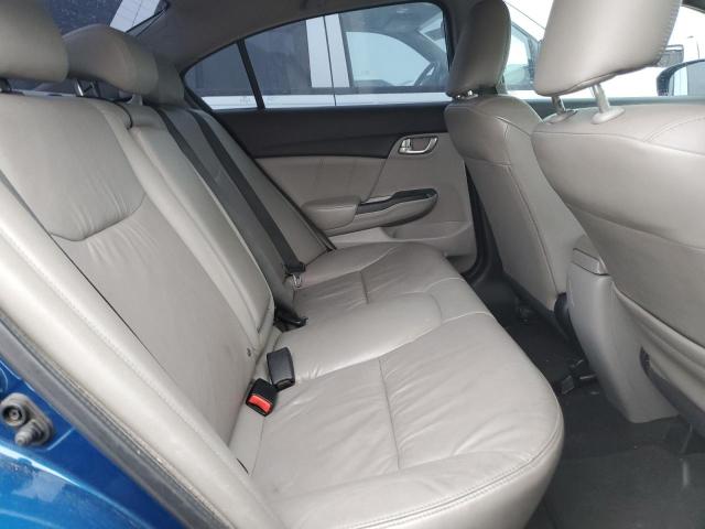 19XFB2F90EE212790 - 2014 HONDA CIVIC EXL ლურჯი ფოტო 10