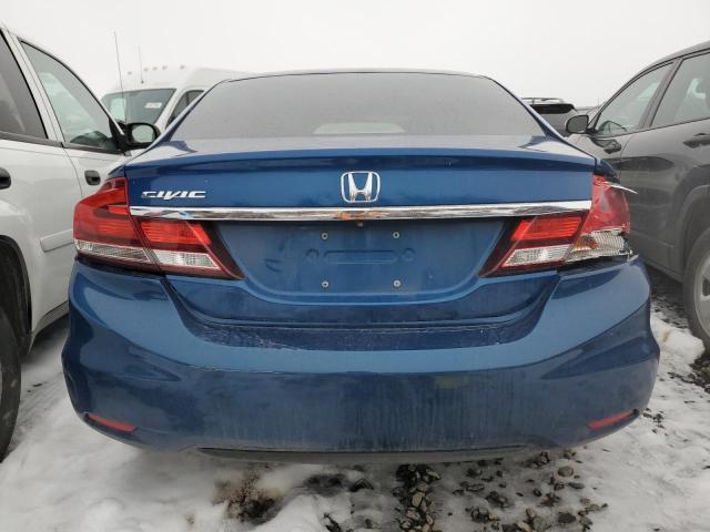 19XFB2F90EE212790 - 2014 HONDA CIVIC EXL ლურჯი ფოტო 6
