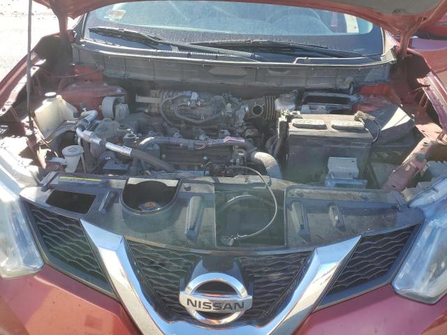 5N1AT2MV3GC815004 - 2016 NISSAN ROGUE S RED photo 12