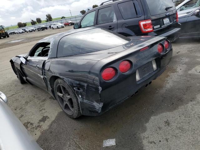 1G1YY22G025114290 - 2002 CHEVROLET CORVETTE BLACK photo 2