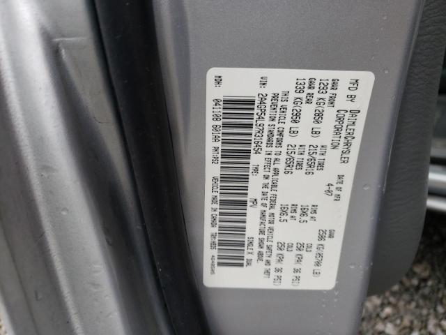 2A4GP54L97R316454 - 2007 CHRYSLER TOWN & COU TOURING Grün Foto 13