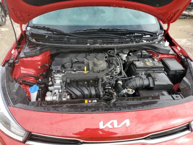 3KPA24AD4PE574061 - 2023 KIA RIO LX RED photo 11