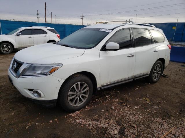 5N1AR2MM1FC722602 - 2015 NISSAN PATHFINDER S 白色 照片 1