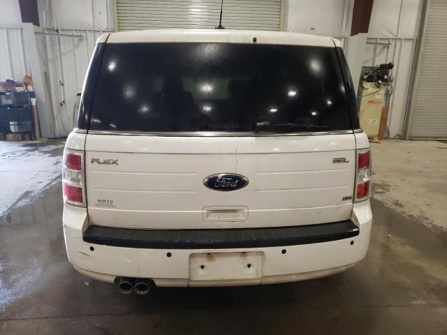 2FMHK6CC1ABA90745 - 2010 FORD FLEX SEL WHITE photo 6