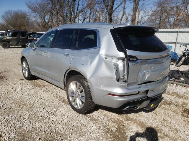 1GYKPCRSXLZ122143 - 2020 CADILLAC XT6 PREMIUM LUXURY SILVER photo 2