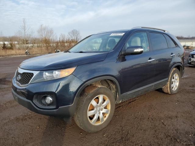 5XYKT3A67DG398666 - 2013 KIA SORENTO LX GRAY photo 1