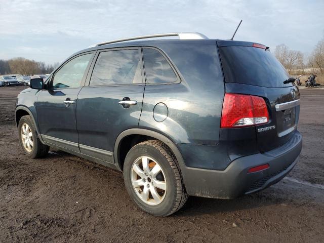 5XYKT3A67DG398666 - 2013 KIA SORENTO LX GRAY photo 2