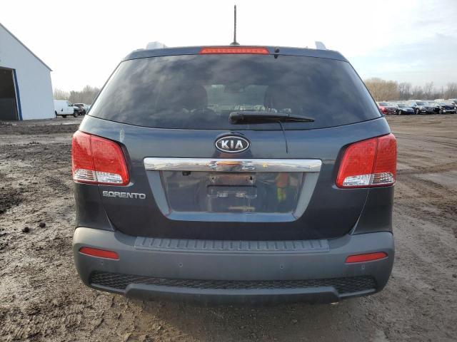 5XYKT3A67DG398666 - 2013 KIA SORENTO LX GRAY photo 6