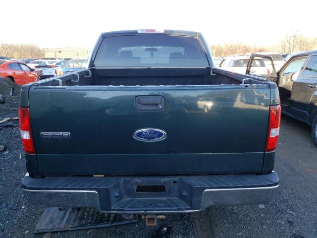 1FTPW14595KE85551 - 2005 FORD F150 SUPERCREW GREEN photo 6