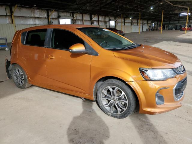 1G1JD6SH3H4161289 - 2017 CHEVROLET SONIC LT ORANGE photo 4