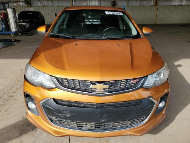 1G1JD6SH3H4161289 - 2017 CHEVROLET SONIC LT ORANGE photo 5