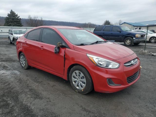 KMHCT4AE0GU963260 - 2016 HYUNDAI ACCENT SE RED photo 4