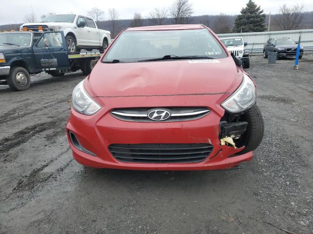 KMHCT4AE0GU963260 - 2016 HYUNDAI ACCENT SE RED photo 5