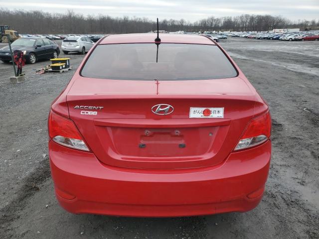 KMHCT4AE0GU963260 - 2016 HYUNDAI ACCENT SE RED photo 6