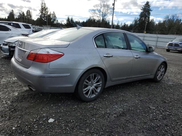 KMHGC4DF9BU121659 - 2011 HYUNDAI GENESIS 4.6L SILVER photo 3