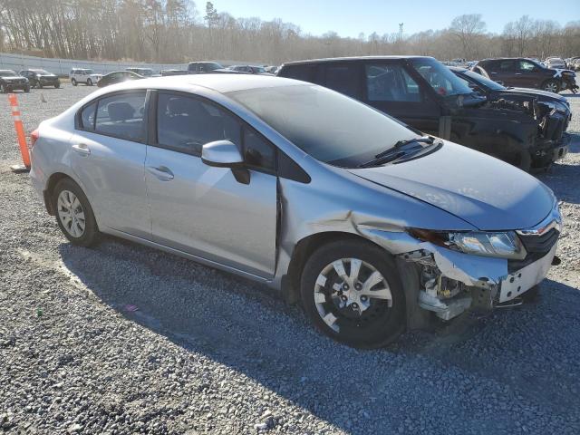 19XFB2F52CE098446 - 2012 HONDA CIVIC LX SILVER photo 4