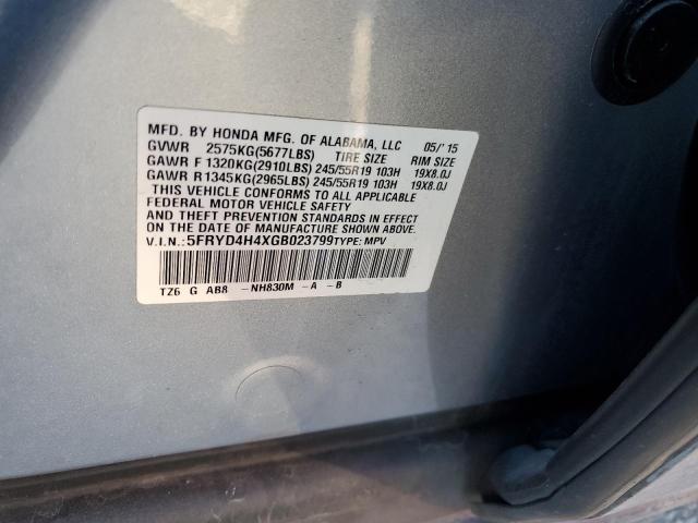 5FRYD4H4XGB023799 - 2016 ACURA MDX TECHNOLOGY SILVER photo 14