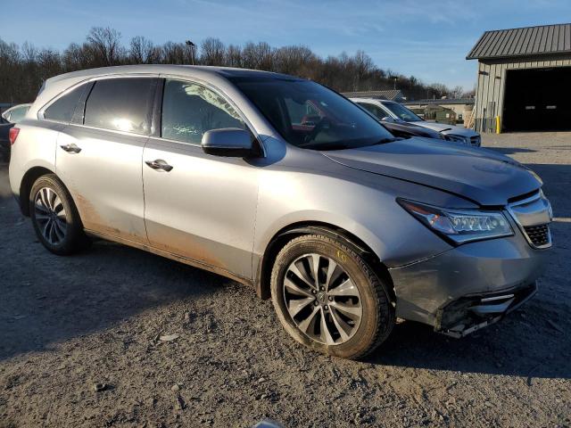 5FRYD4H4XGB023799 - 2016 ACURA MDX TECHNOLOGY SILVER photo 4