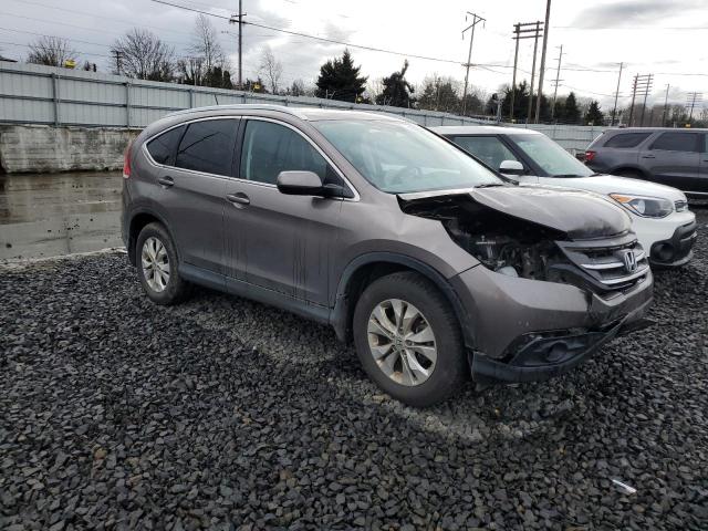 5J6RM3H75DL047926 - 2013 HONDA CR-V EXL BROWN photo 1