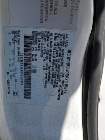 1L1FM81W34Y628395 - 2004 LINCOLN TOWN CAR EXECUTIVE Weiß Foto 12