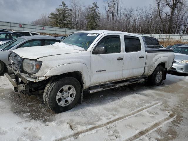 5TFMU4FNXBX003689 - 2011 TOYOTA TACOMA DOUBLE CAB LONG BED WHITE photo 1