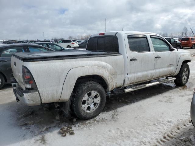 5TFMU4FNXBX003689 - 2011 TOYOTA TACOMA DOUBLE CAB LONG BED WHITE photo 3