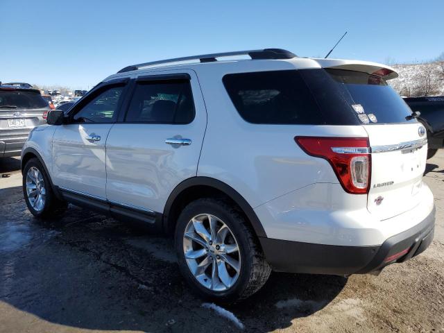 1FM5K8F8XEGC57995 - 2014 FORD EXPLORER LIMITED WHITE photo 2