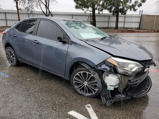 5YFBURHE0GP374562 - 2016 TOYOTA COROLLA L BLUE photo 4