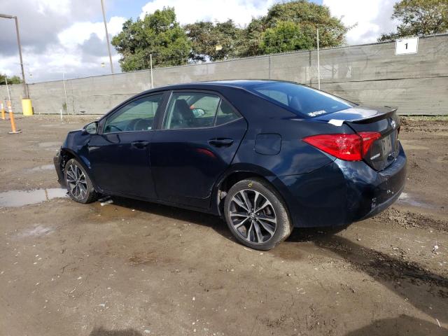 5YFBURHE7KP895335 - 2019 TOYOTA COROLLA L BLUE photo 2