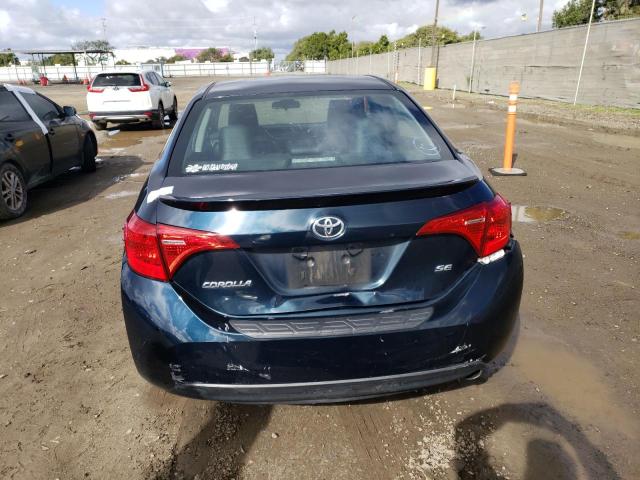 5YFBURHE7KP895335 - 2019 TOYOTA COROLLA L BLUE photo 6