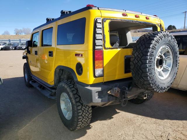 5GRGN23U03H136028 - 2003 HUMMER H2 YELLOW photo 2