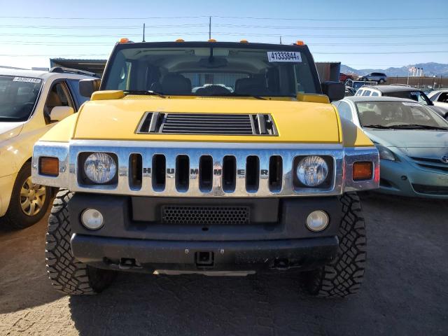 5GRGN23U03H136028 - 2003 HUMMER H2 YELLOW photo 5