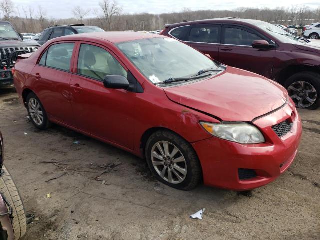 1NXBU40E19Z146649 - 2009 TOYOTA COROLLA BASE RED photo 4