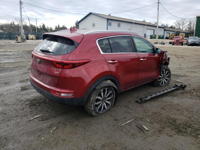 KNDPNCAC6H7277278 - 2017 KIA SPORTAGE EX RED photo 3