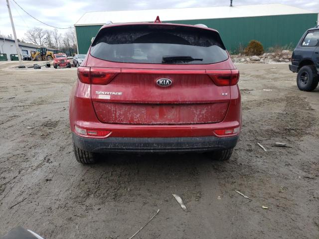 KNDPNCAC6H7277278 - 2017 KIA SPORTAGE EX RED photo 6